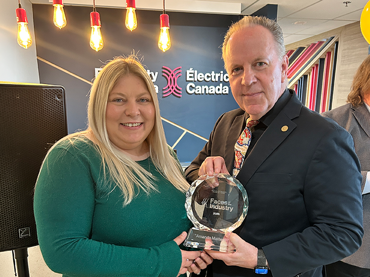 Amanda Mattern: Recognized as One of Electricity Canada's Faces of the ...